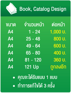 ออกแบบหนังสือ แค็ตตาล็อค Book, Catalog Design